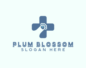 Paw Cross Veterinarian logo design