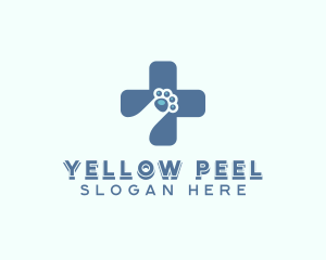 Paw Cross Veterinarian logo design