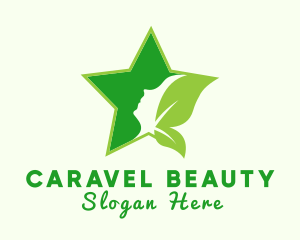 Star Natural Beauty Woman logo design