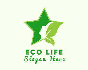 Star Natural Beauty Woman logo design