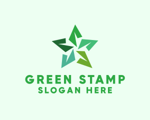 Origami Star Plant logo design