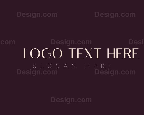 Elegant Feminine Lifestyle Logo