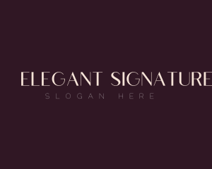 Elegant Feminine Lifestyle logo design