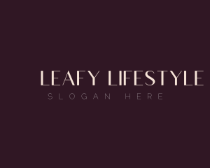 Elegant Feminine Lifestyle logo design