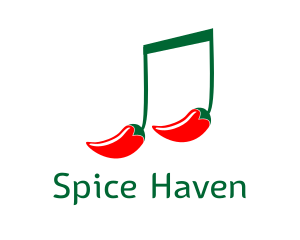 Hot Chili Music logo design
