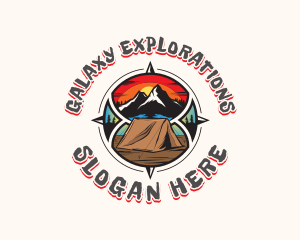 Camping Summit Travel logo design