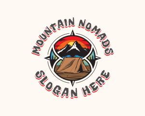 Camping Summit Travel logo design