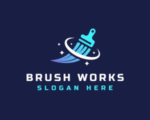 Paint Brush Renovation logo design