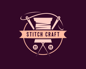 Sewing String Fashion Boutique logo design