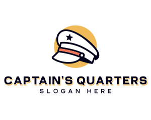 Captain Pilot Hat logo design