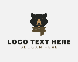 Bear Scarf Fashion logo