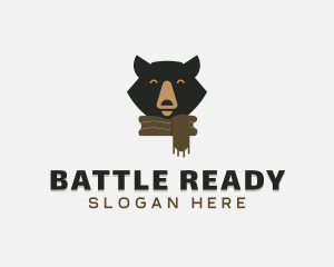 Bear Scarf Fashion logo