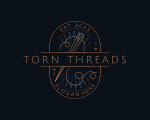 Needle Thread Seamstress logo design