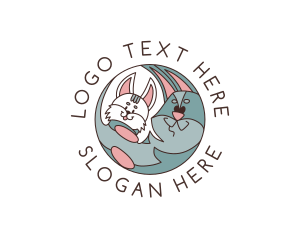 Cat Dog Pet Veterinarian logo