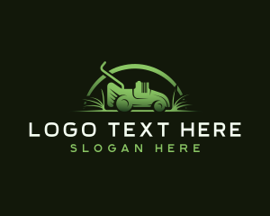 Lawn Mower Landscaping logo