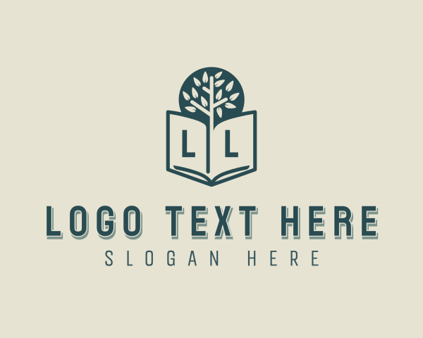 Book logo example 1