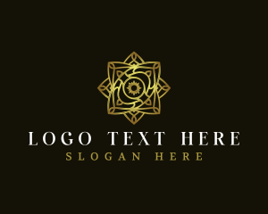 Luxury Floral Star Logo