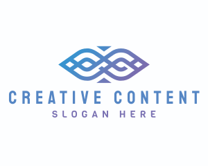 Creative Gradient Loop logo design