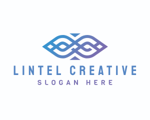 Creative Gradient Loop logo design