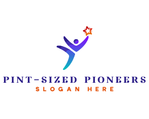 Human Star Success logo design