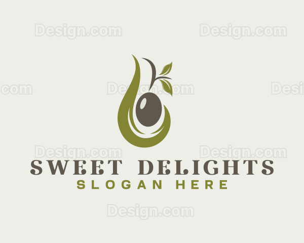 Olive Oil Leaf Logo