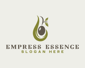 Olive Oil Leaf logo design