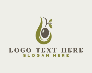 Olive Oil Leaf logo
