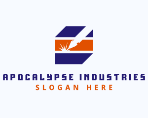 Industrial Laser Machine logo design