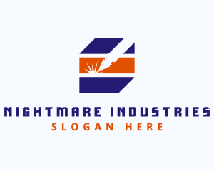 Industrial Laser Machine logo design