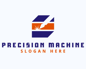 Industrial Laser Machine logo design