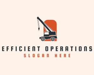 Construction Tower Crane logo design