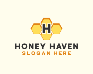 Honey Bee Hive logo design