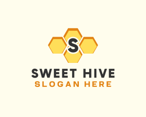 Honey Bee Hive logo design