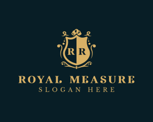 Royal Boutique Shield logo design