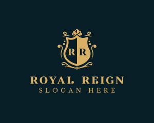 Royal Boutique Shield logo design