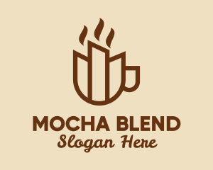 Coffee Cup Buildings logo design