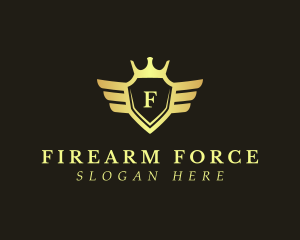 Aviation Flight Shield logo design