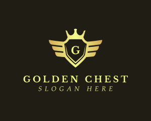 Aviation Flight Shield logo design