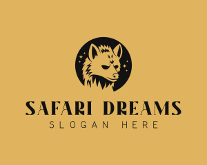 Wild Hyena Safari logo design