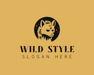 Wild Hyena Safari logo design