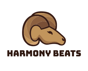 Brown Ram Head logo