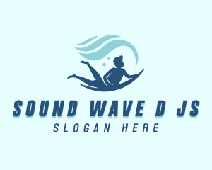 Ocean Surfing Wave logo design