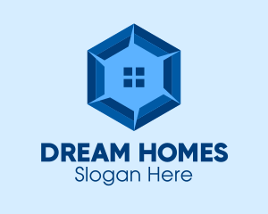 Hexagon Home Real Estate  logo design