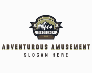 Adventure Forest Mountain logo design