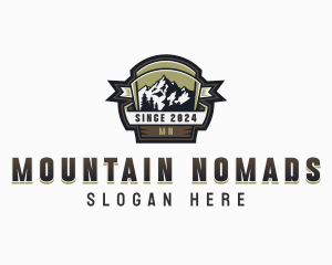 Adventure Forest Mountain logo design