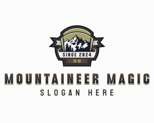 Adventure Forest Mountain logo design