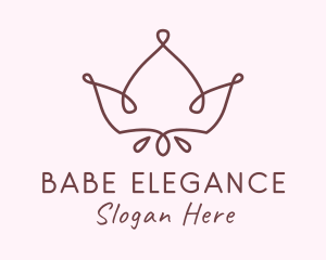 Elegant Crown Accessory logo design