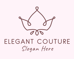 Elegant Crown Accessory logo design