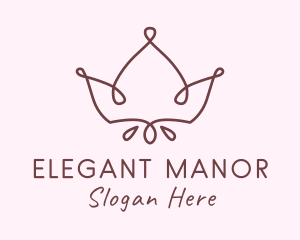 Elegant Crown Accessory logo design