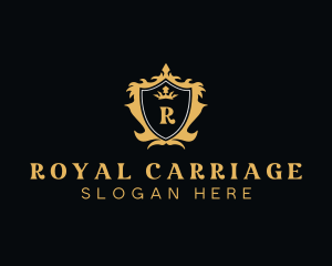 Regal Crown Shield logo design